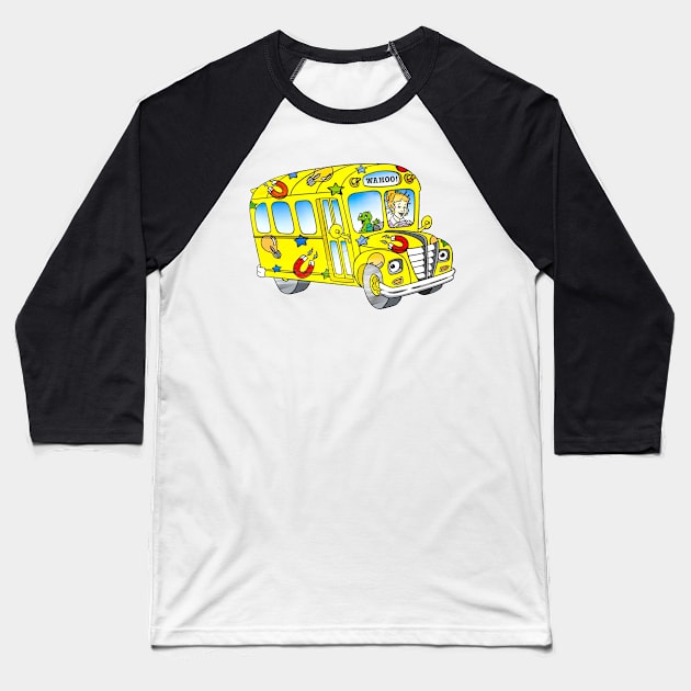 The magic school bus Baseball T-Shirt by ghjura